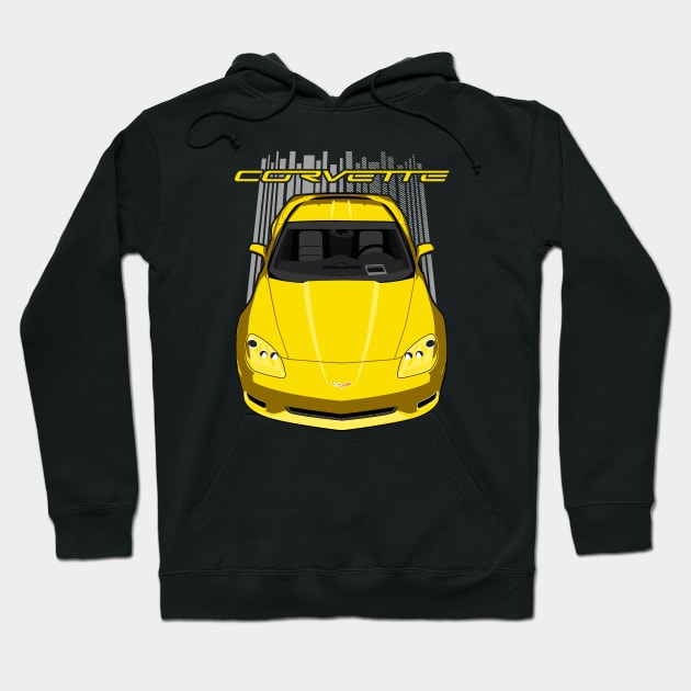 Corvette C6 - Yellow Hoodie by V8social